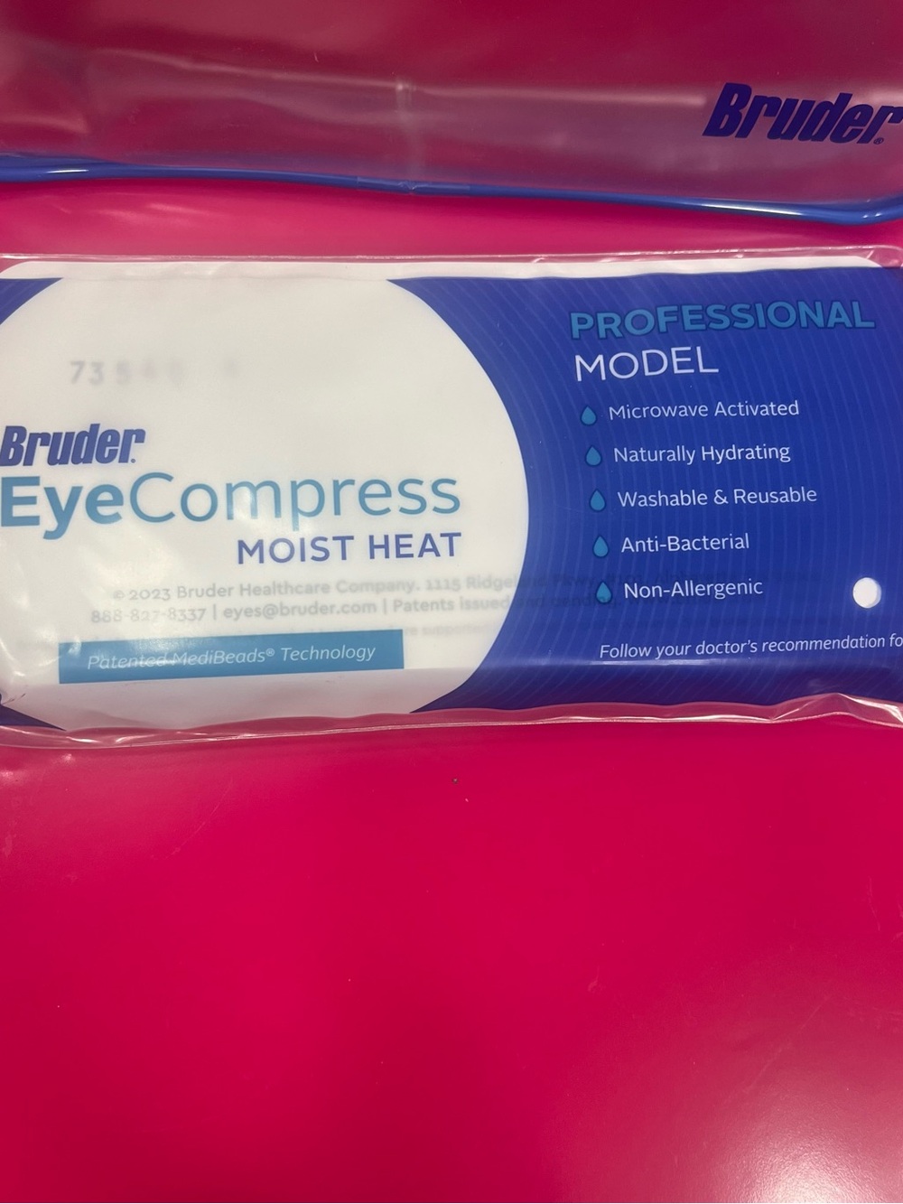 Bruder Moist Heat Eye Compress Professional Model